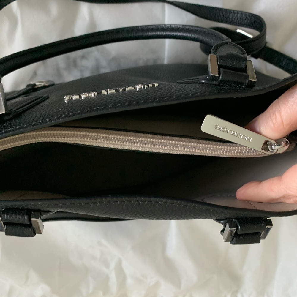 Michael Kors Black Adele Large Satchel Bag - Picture 3 of 12